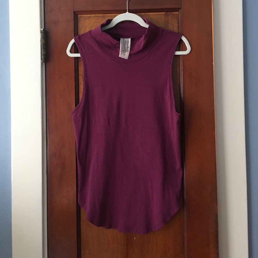 Free People fuchsia sleeveless top